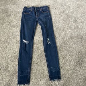 Dark American Eagle jeans. Barley worn